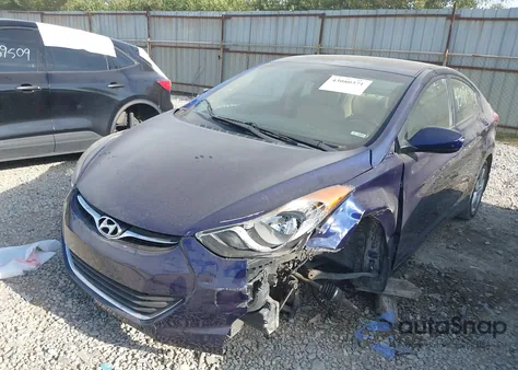 2013 Hyundai Elantra Gls z USA, uszkodzony, nr VIN 5NPDH4AE2DH372203